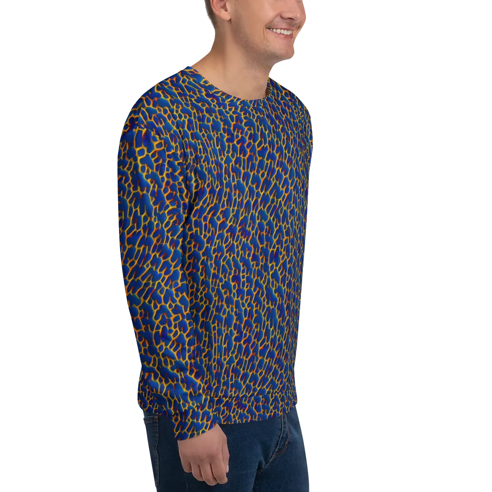 Crimson Creepers on Sweatshirt — Right Front