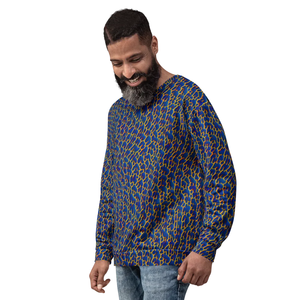 Crimson Creepers on Sweatshirt — Left Front