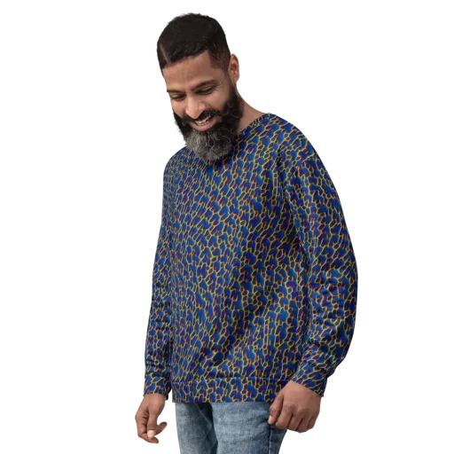 Crimson Creepers on a Sweatshirt