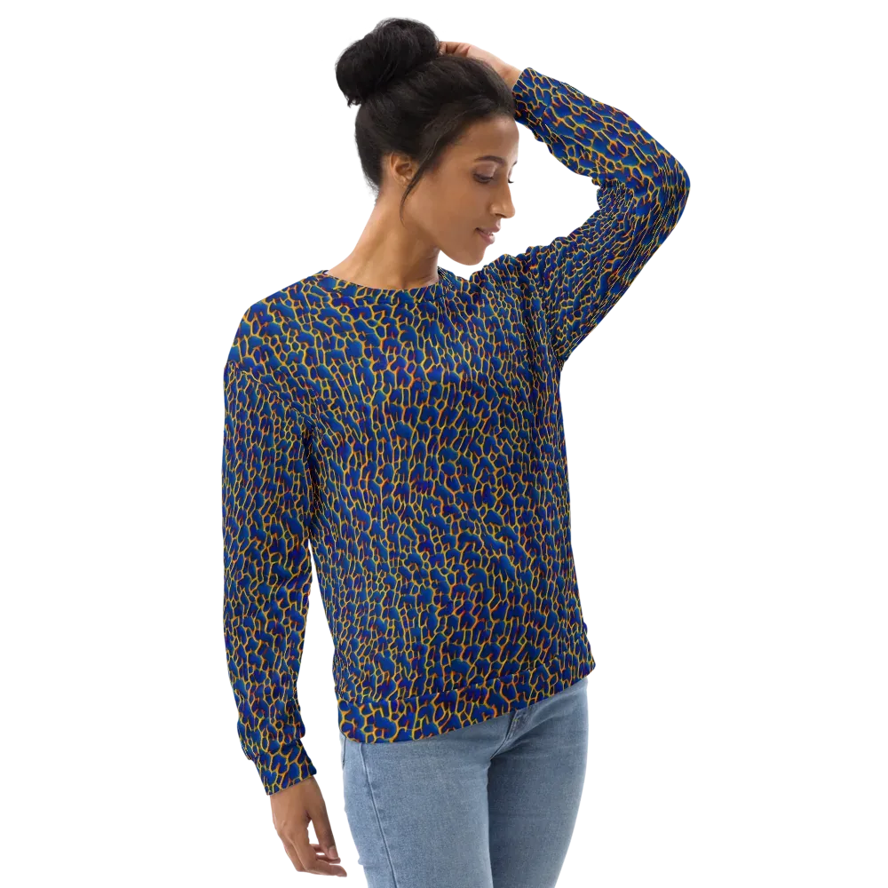 Crimson Creepers on Sweatshirt — Right Front