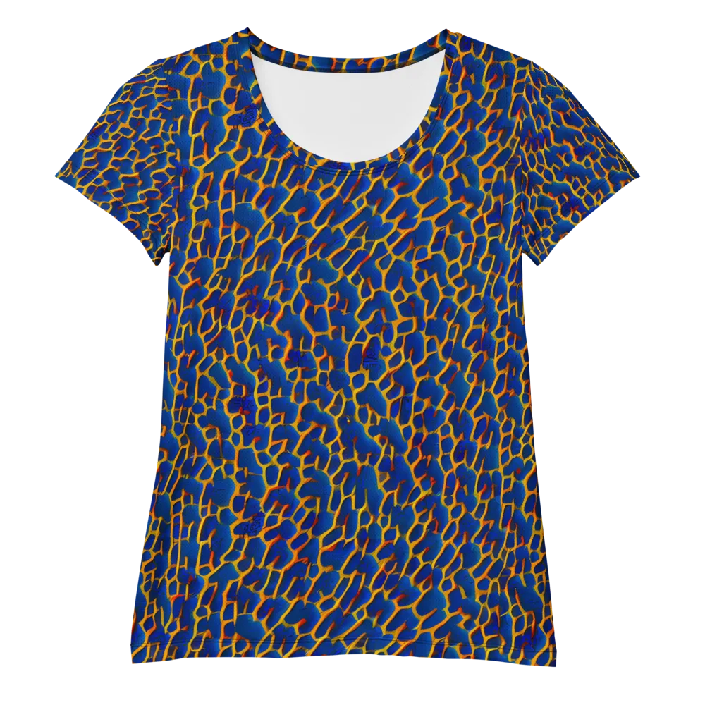 Crimson Creepers on Women's Athletic T-Shirt — Front