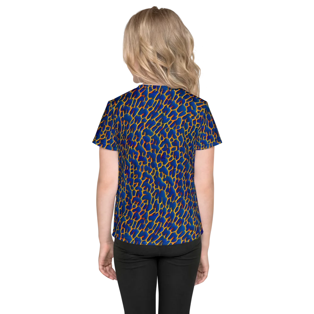 Crimson Creepers on Kids Crew Neck T-Shirt — Back