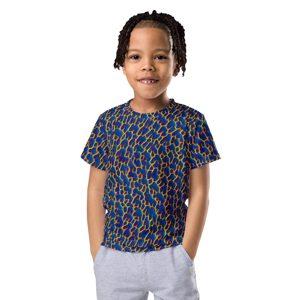 Crimson Creepers on Kids Crew Neck T-Shirt — Front