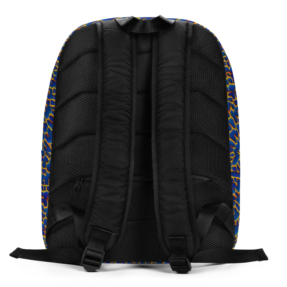 Crimson Creepers on Minimalist Backpack — Back