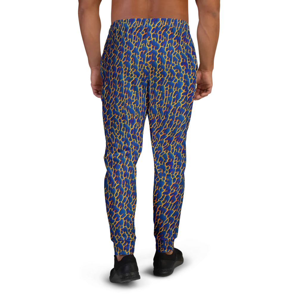 Crimson Creepers on Men's Joggers — Back