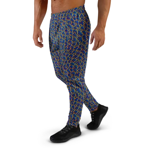 Crimson Creepers on a Men's Joggers