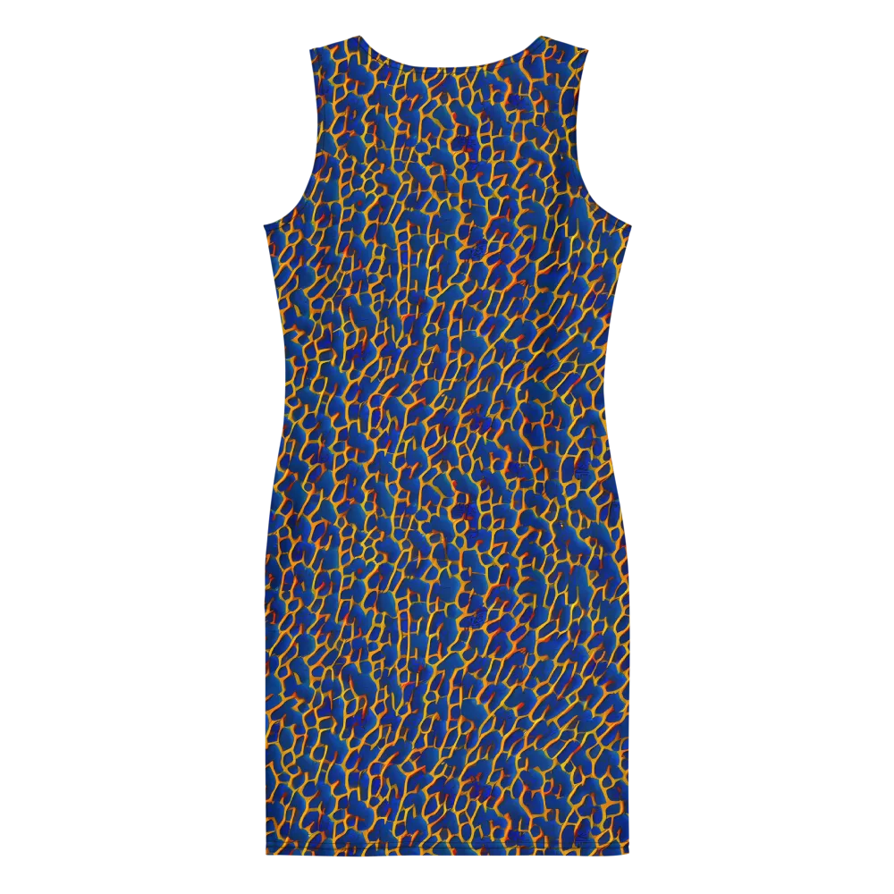 Crimson Creepers on Bodycon Dress — Back