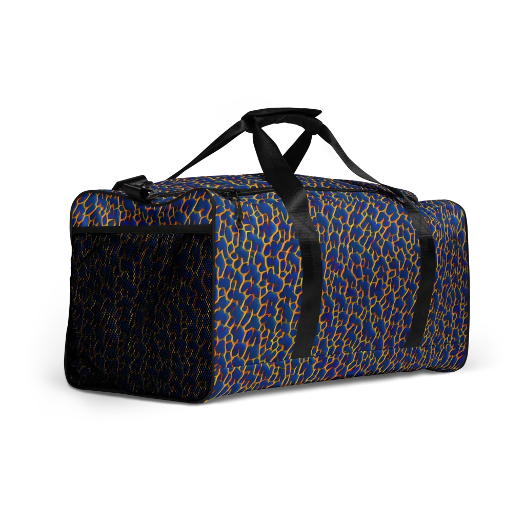 Crimson Creepers on Duffle Bag — Right Front
