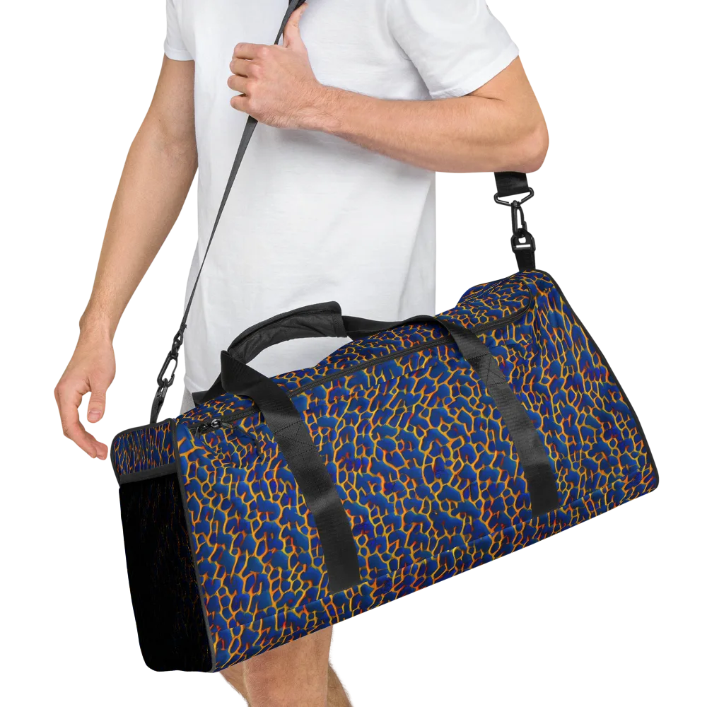 Crimson Creepers on Duffle Bag — Right Front
