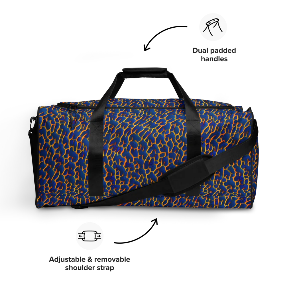 Crimson Creepers on Duffle Bag — Front