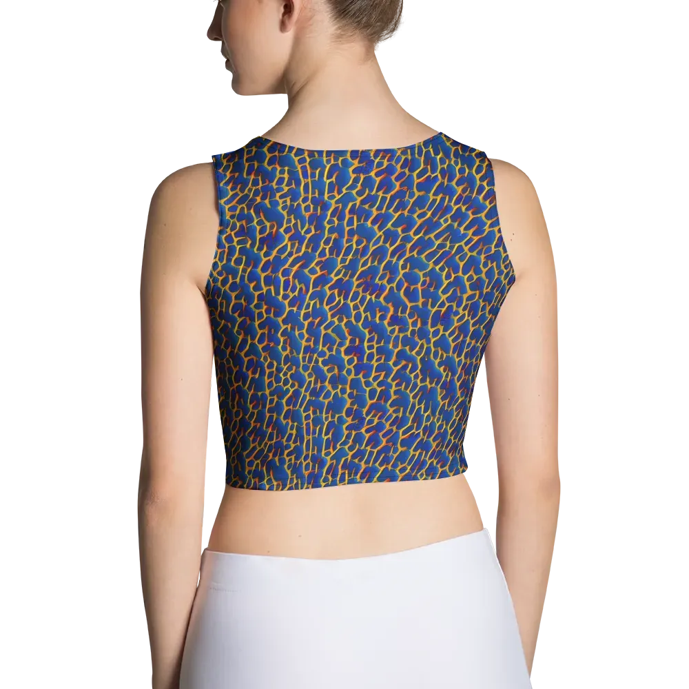 Crimson Creepers on Crop Top — Back