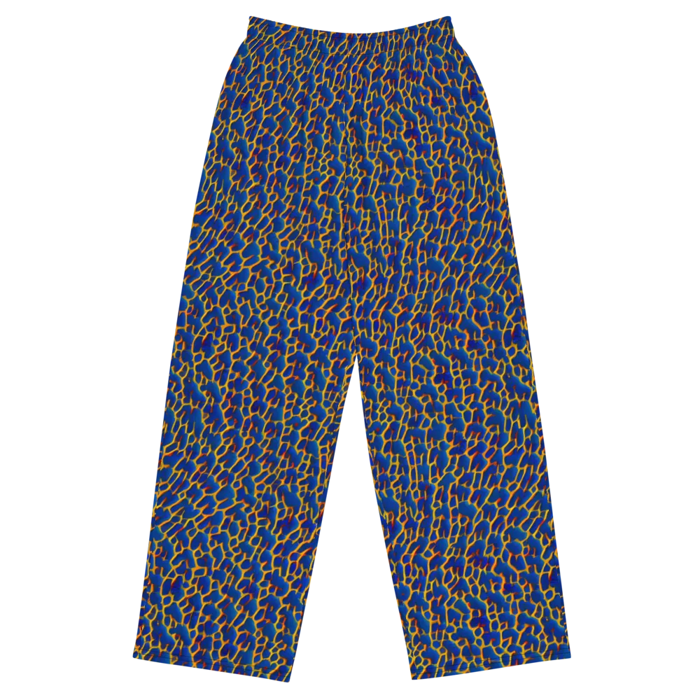Crimson Creepers on Wide-Leg Pants — Front