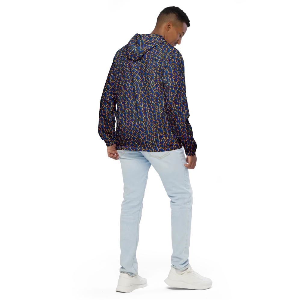 Crimson Creepers on Men's Windbreaker — Back