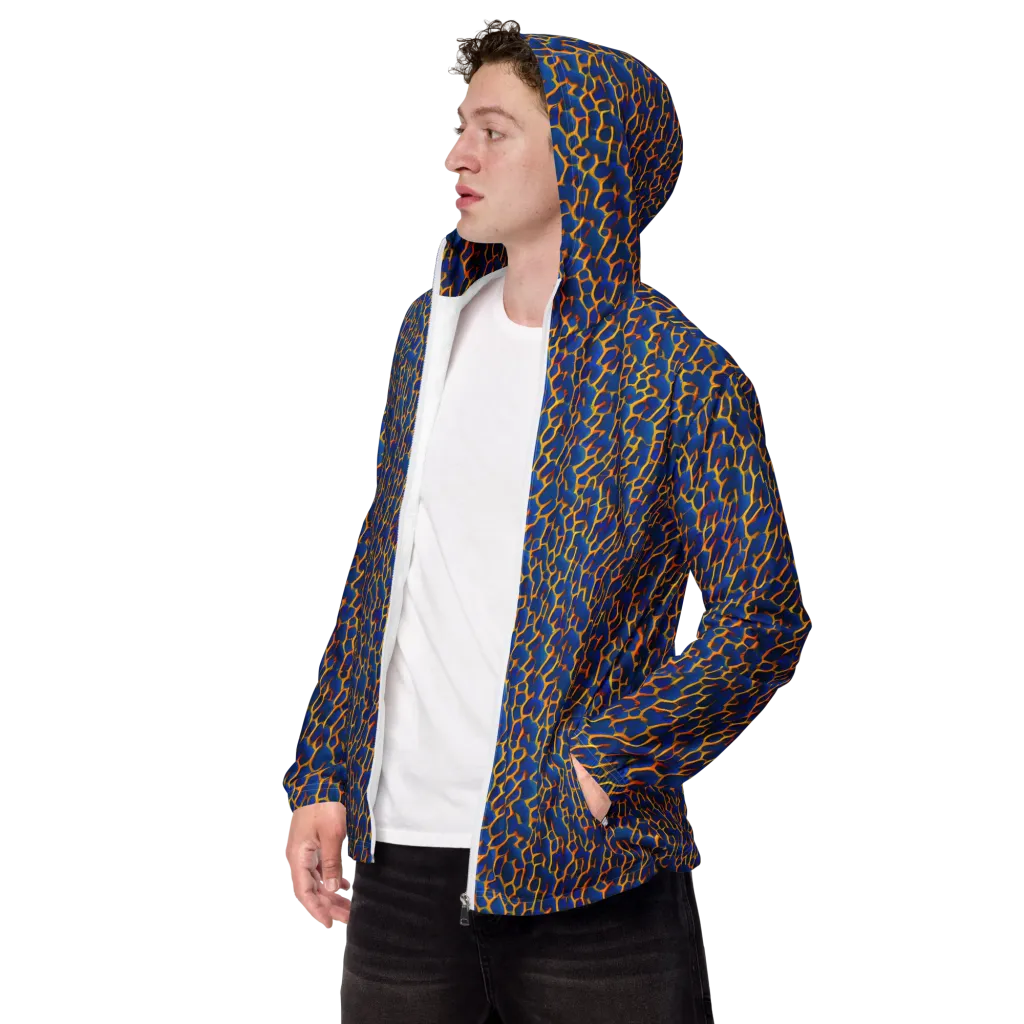 Crimson Creepers on Men's Windbreaker — Left Front