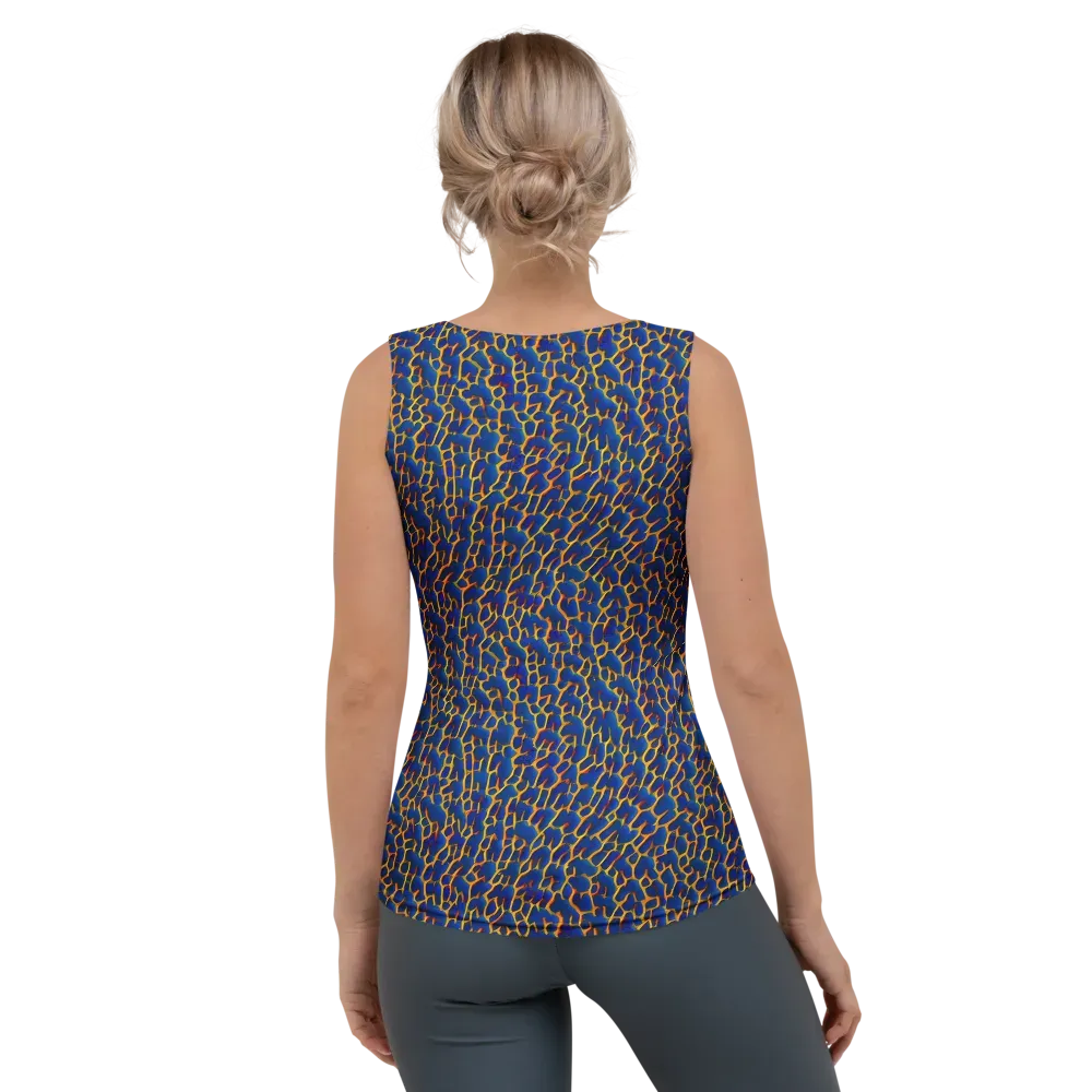 Crimson Creepers on Women's Tank Top — Back