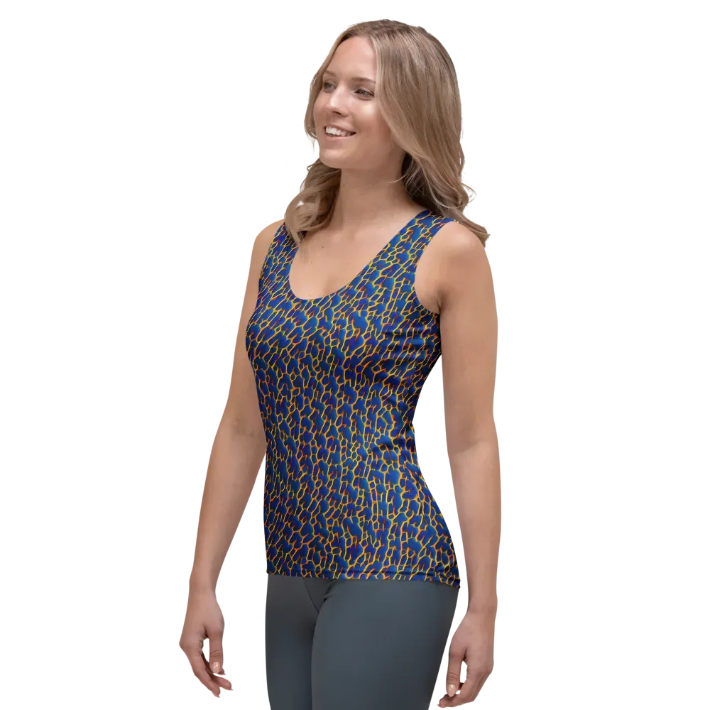 Crimson Creepers on Women's Tank Top — Left Front