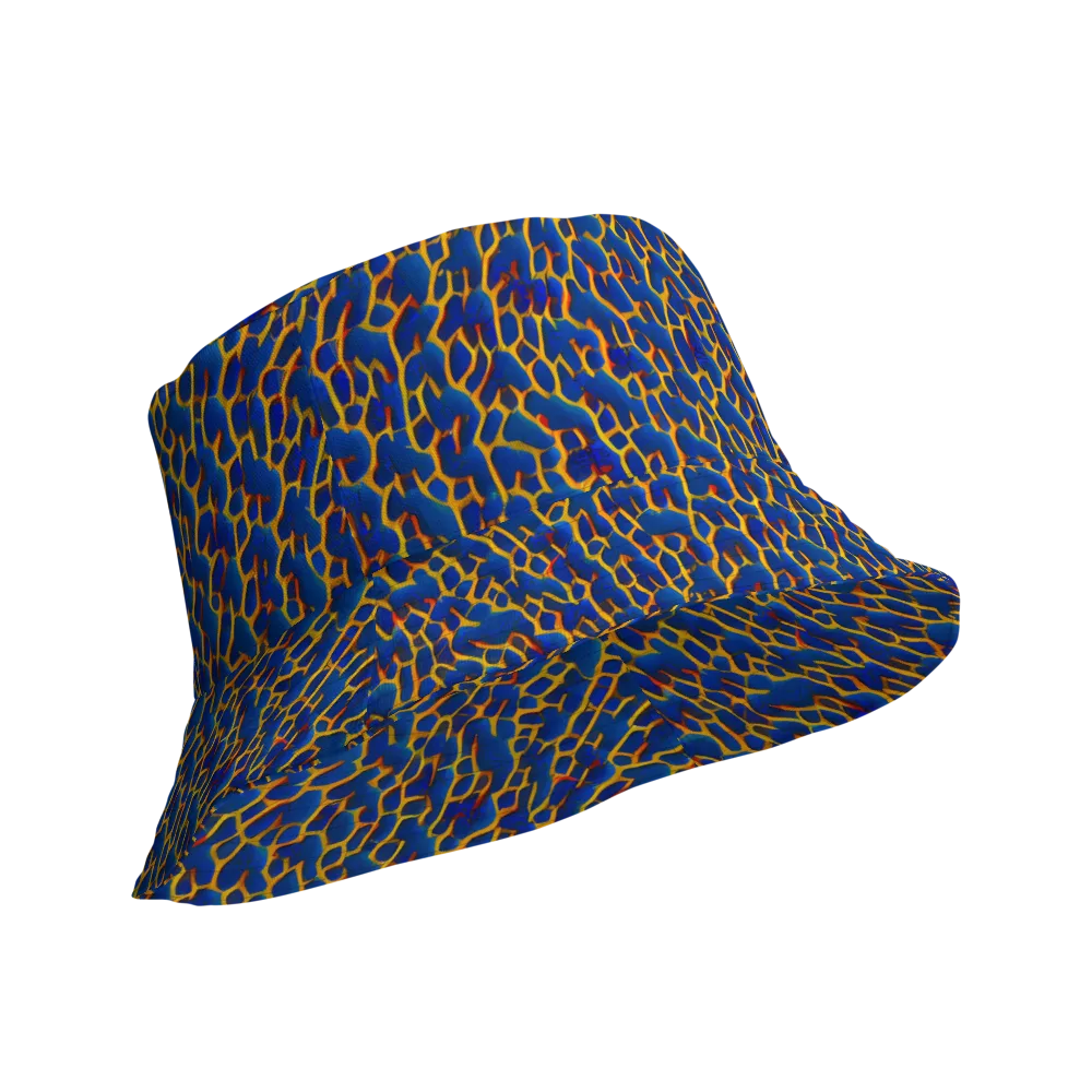 Crimson Creepers on Reversible Bucket Hat — Product details Outside