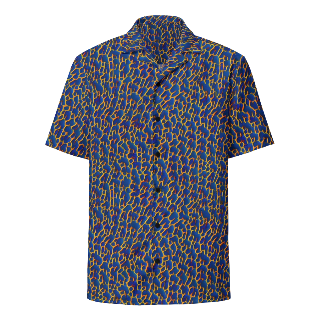 Crimson Creepers on Button Shirt — Front