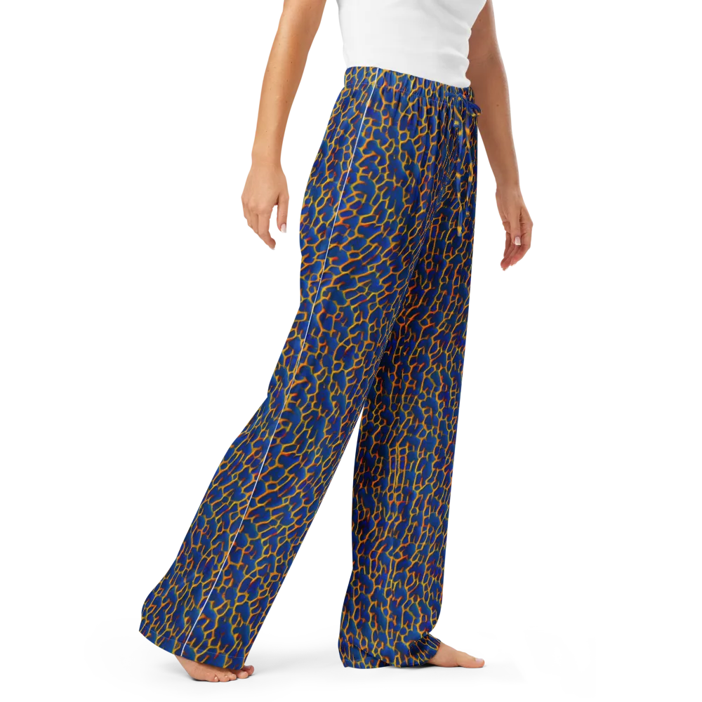 Crimson Creepers on Women's Pajama Pants — Right Front