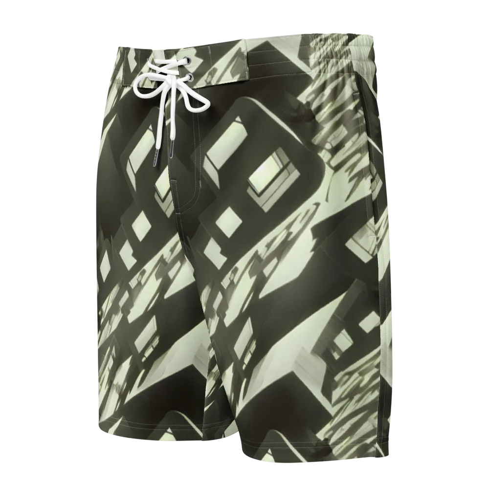 Shadow Stratum on Men's Board Shorts — Front