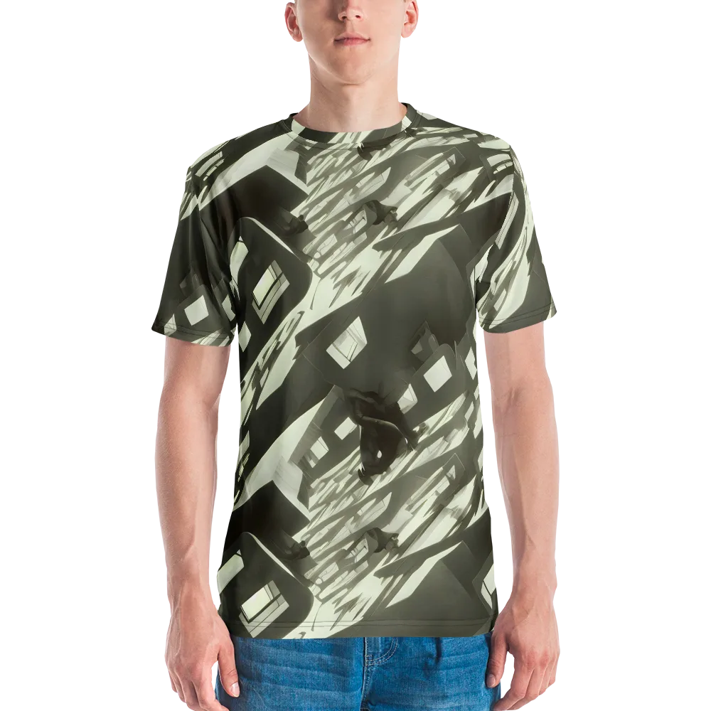 Shadow Stratum on Men's Crew Neck T-Shirt — Front