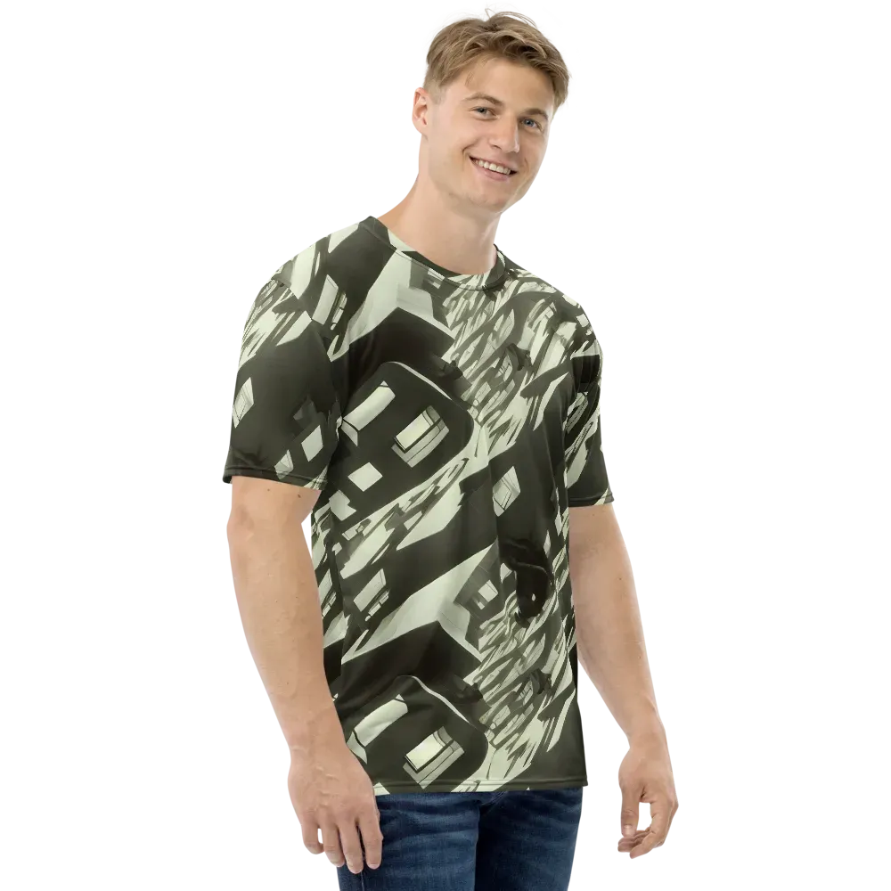 Shadow Stratum on Men's Crew Neck T-Shirt — Right