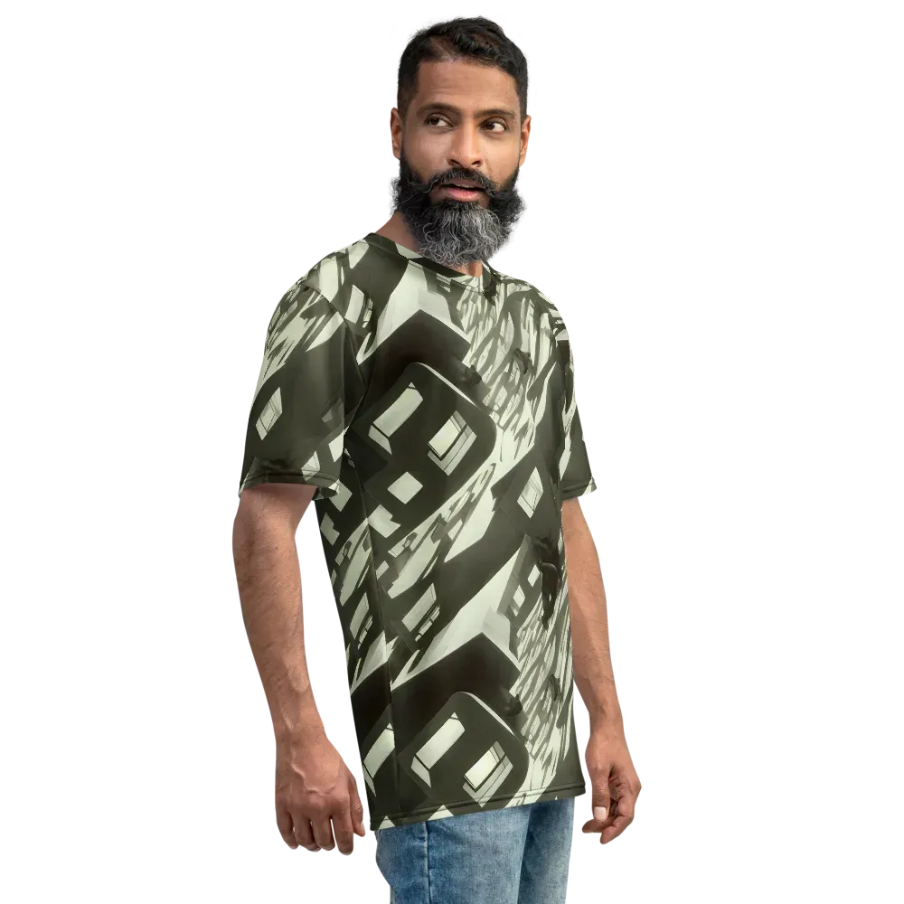 Shadow Stratum on Men's Crew Neck T-Shirt — Right