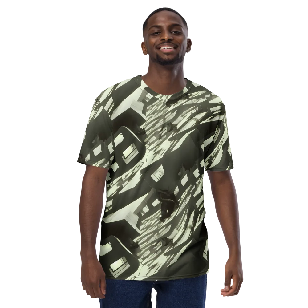 Shadow Stratum on Men's Crew Neck T-Shirt — Front