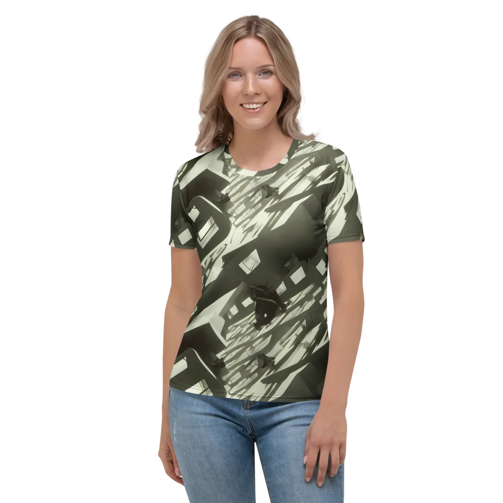 Shadow Stratum on Women's Crew Neck T-Shirt — Front