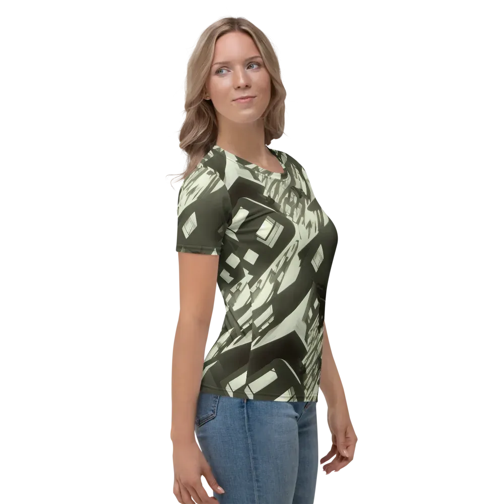 Shadow Stratum on Women's Crew Neck T-Shirt — Right