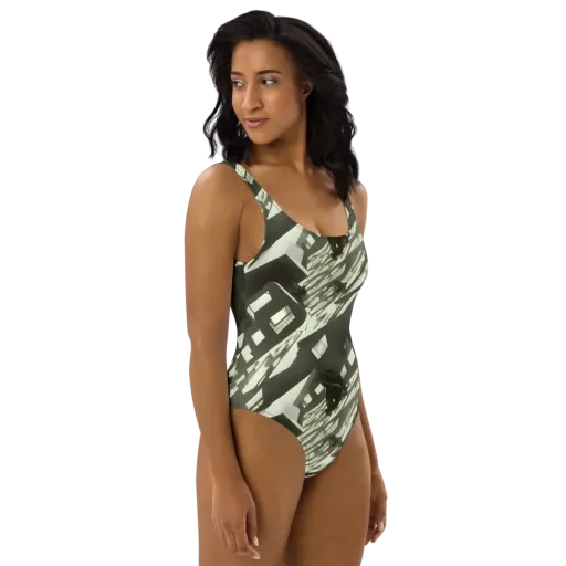 Shadow Stratum on a One-Piece Swimsuit