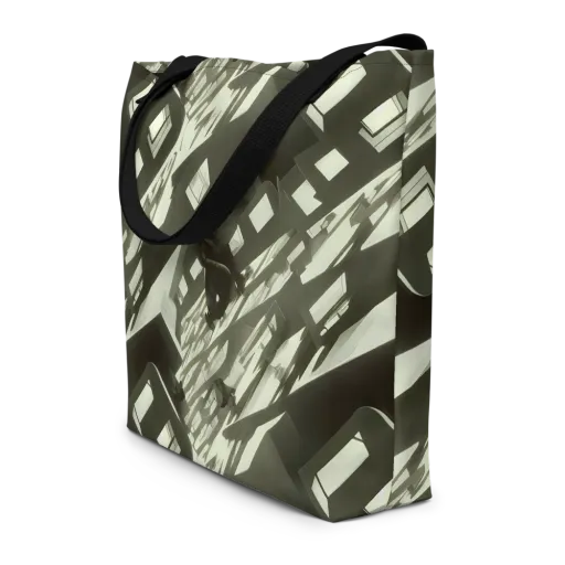 Shadow Stratum on a Large Tote Bag W/ Pocket