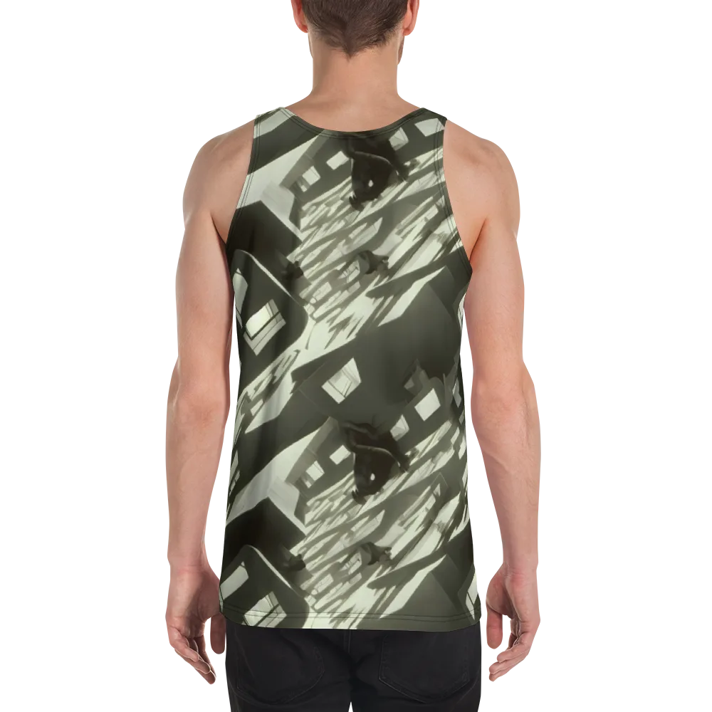 Shadow Stratum on Men's Tank Top — Back