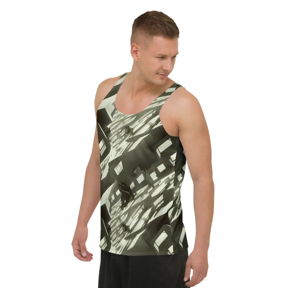 Shadow Stratum on Men's Tank Top — Left Front
