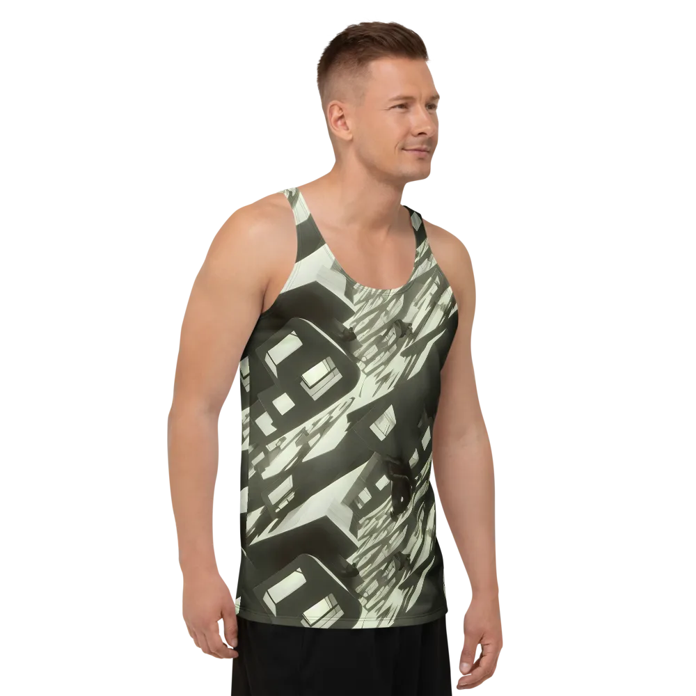 Shadow Stratum on Men's Tank Top — Right Front