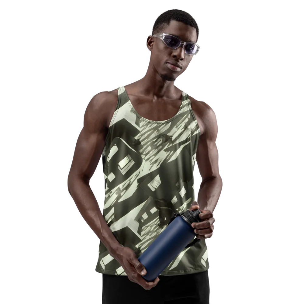 Shadow Stratum on Men's Tank Top — Front