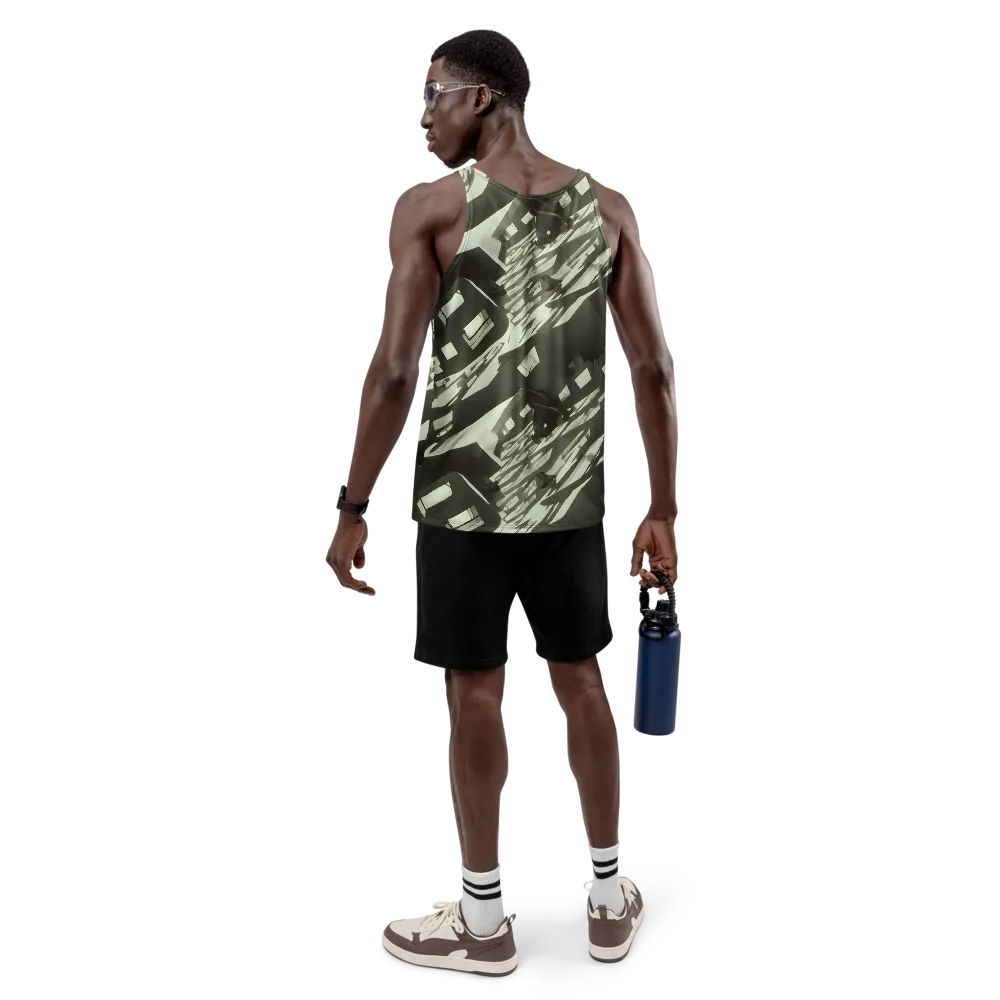 Shadow Stratum on Men's Tank Top — Back