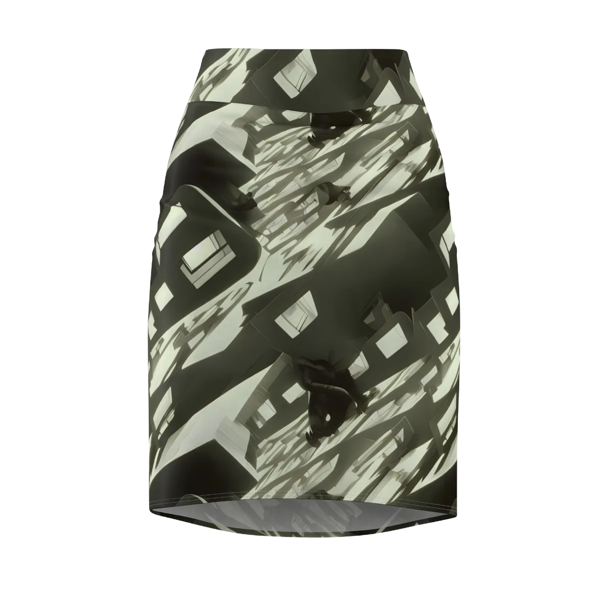 Shadow Stratum on Pencil Skirt — Front