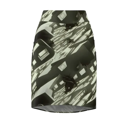 Shadow Stratum on a Pencil Skirt