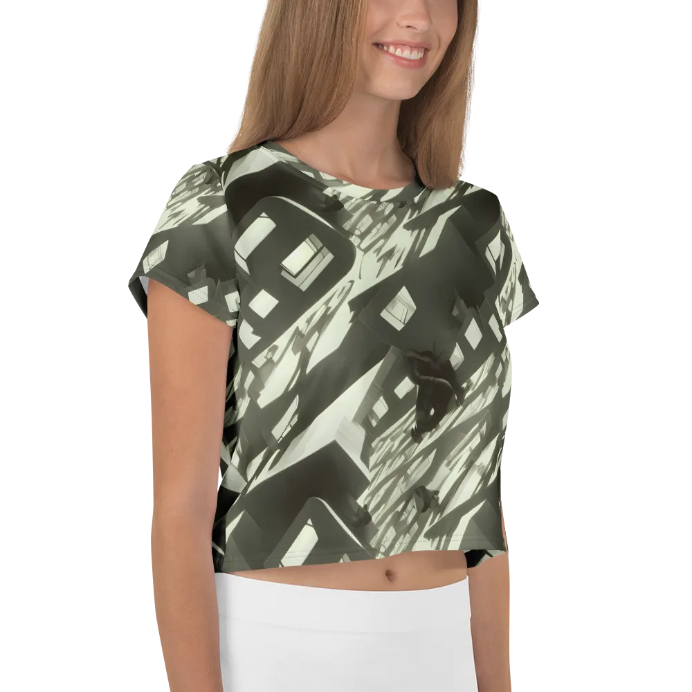 Shadow Stratum on Crop Tee — Right