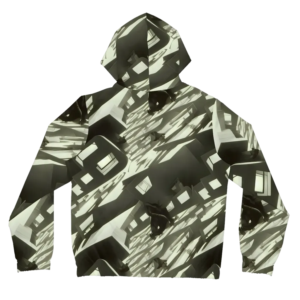 Shadow Stratum on Women's Full-Zip Hoodie — Back