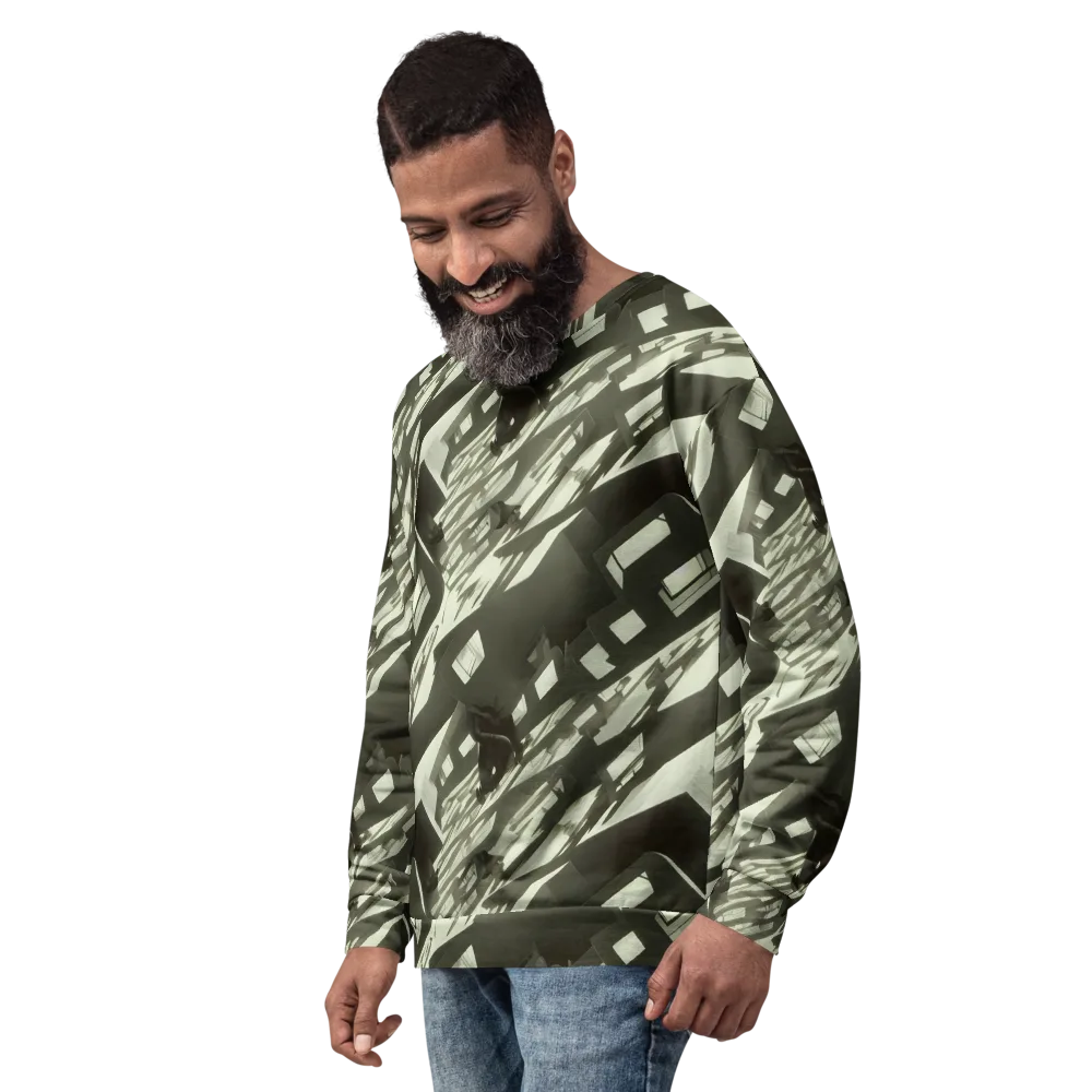 Shadow Stratum on Sweatshirt — Left Front