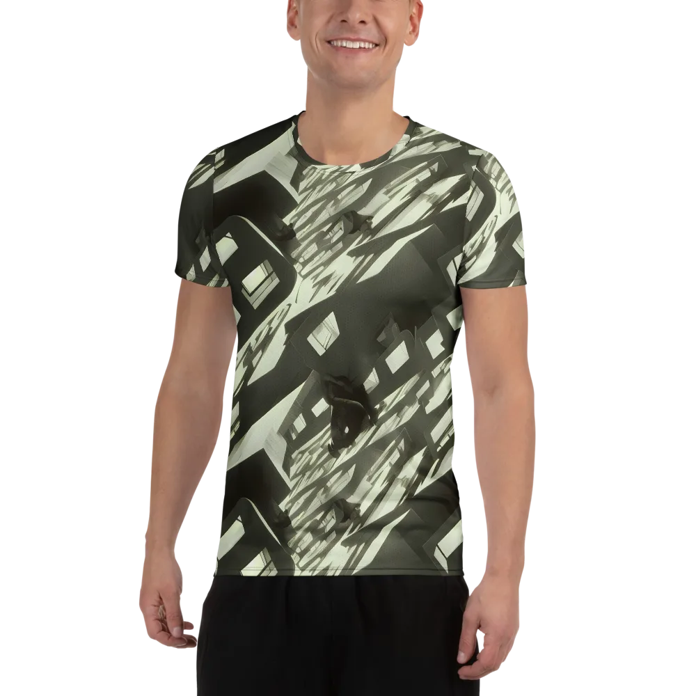Shadow Stratum on Men's Athletic T-Shirt — Front