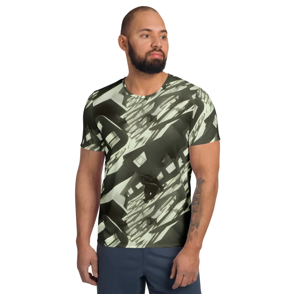 Shadow Stratum on Men's Athletic T-Shirt — Front