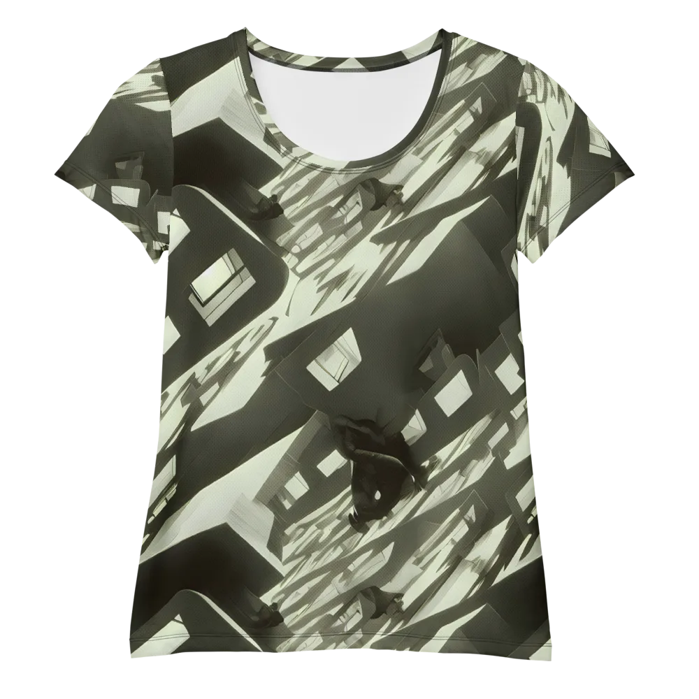 Shadow Stratum on Women's Athletic T-Shirt — Front