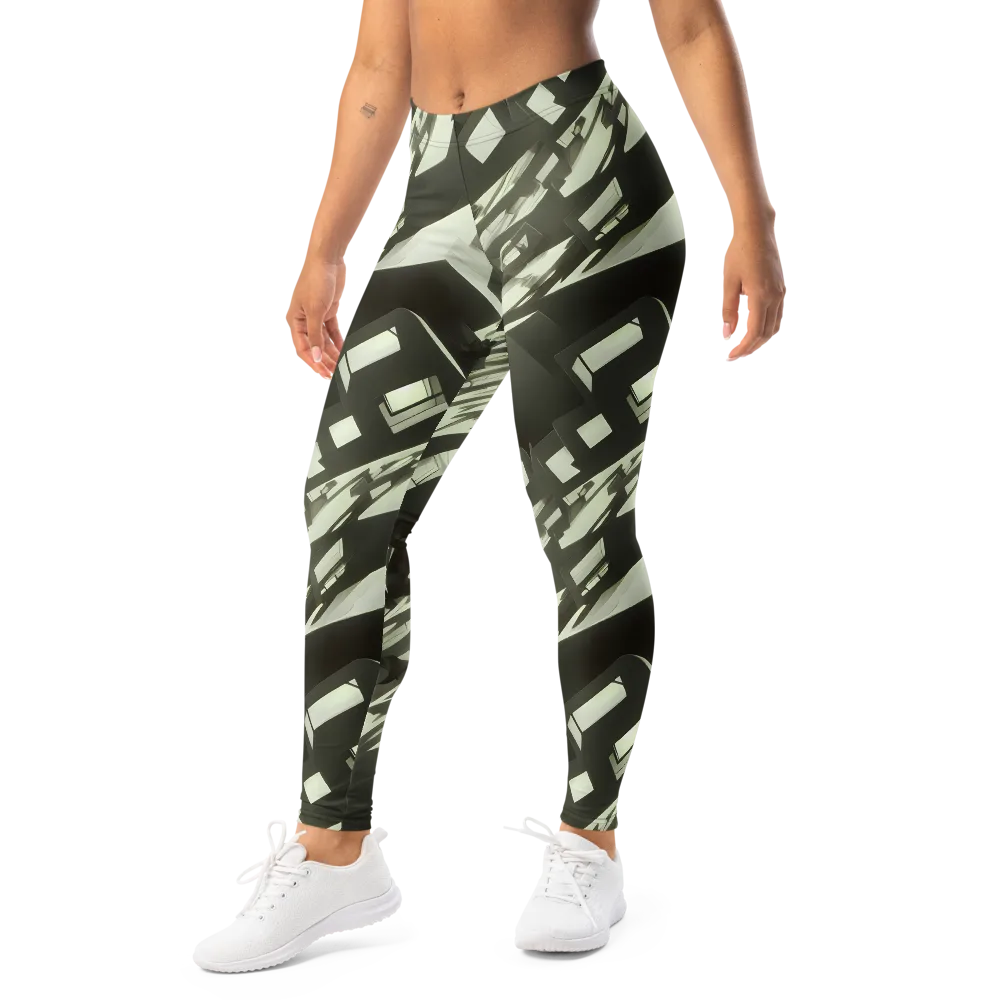 Shadow Stratum on Leggings — Left Front