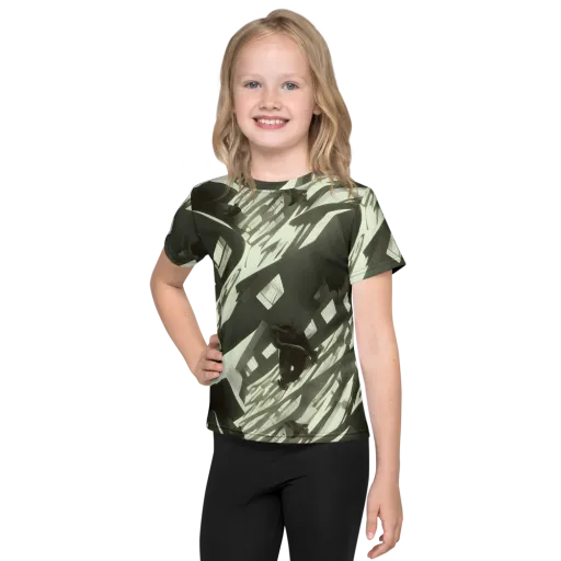 Shadow Stratum on a Kids Crew Neck T-Shirt