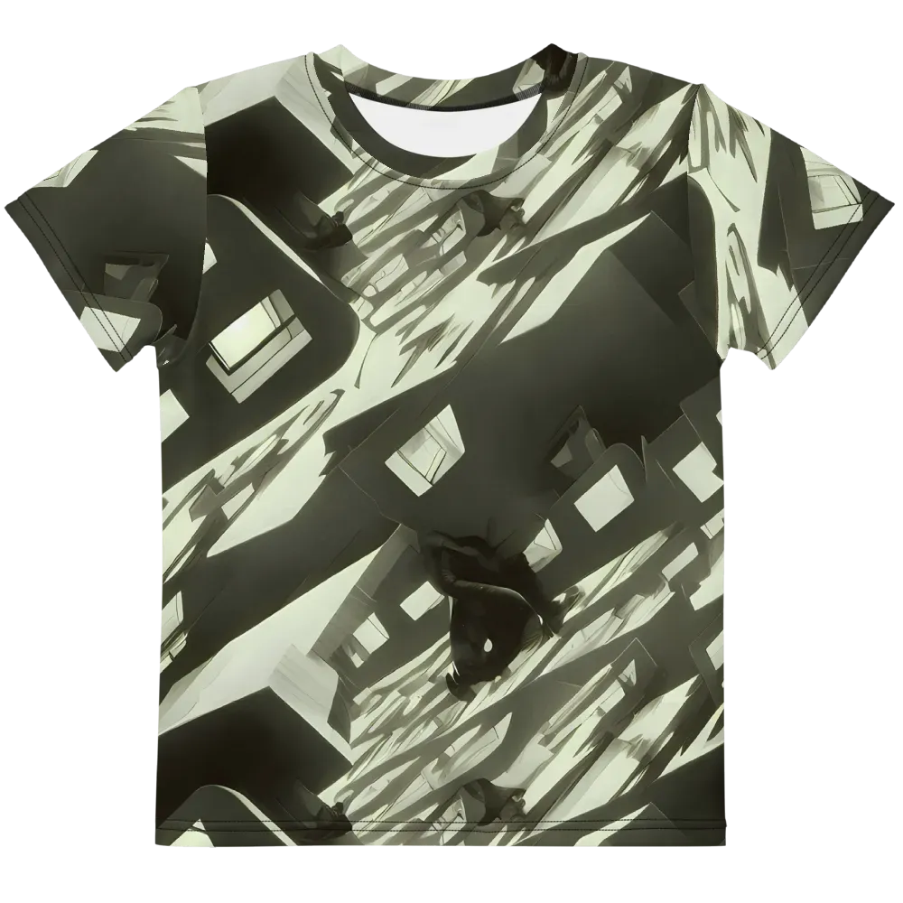 Shadow Stratum on Kids Crew Neck T-Shirt — Front