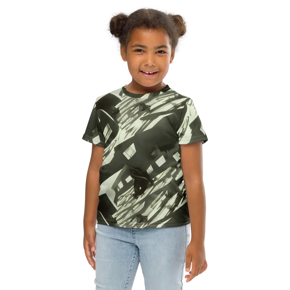 Shadow Stratum on Kids Crew Neck T-Shirt — Front