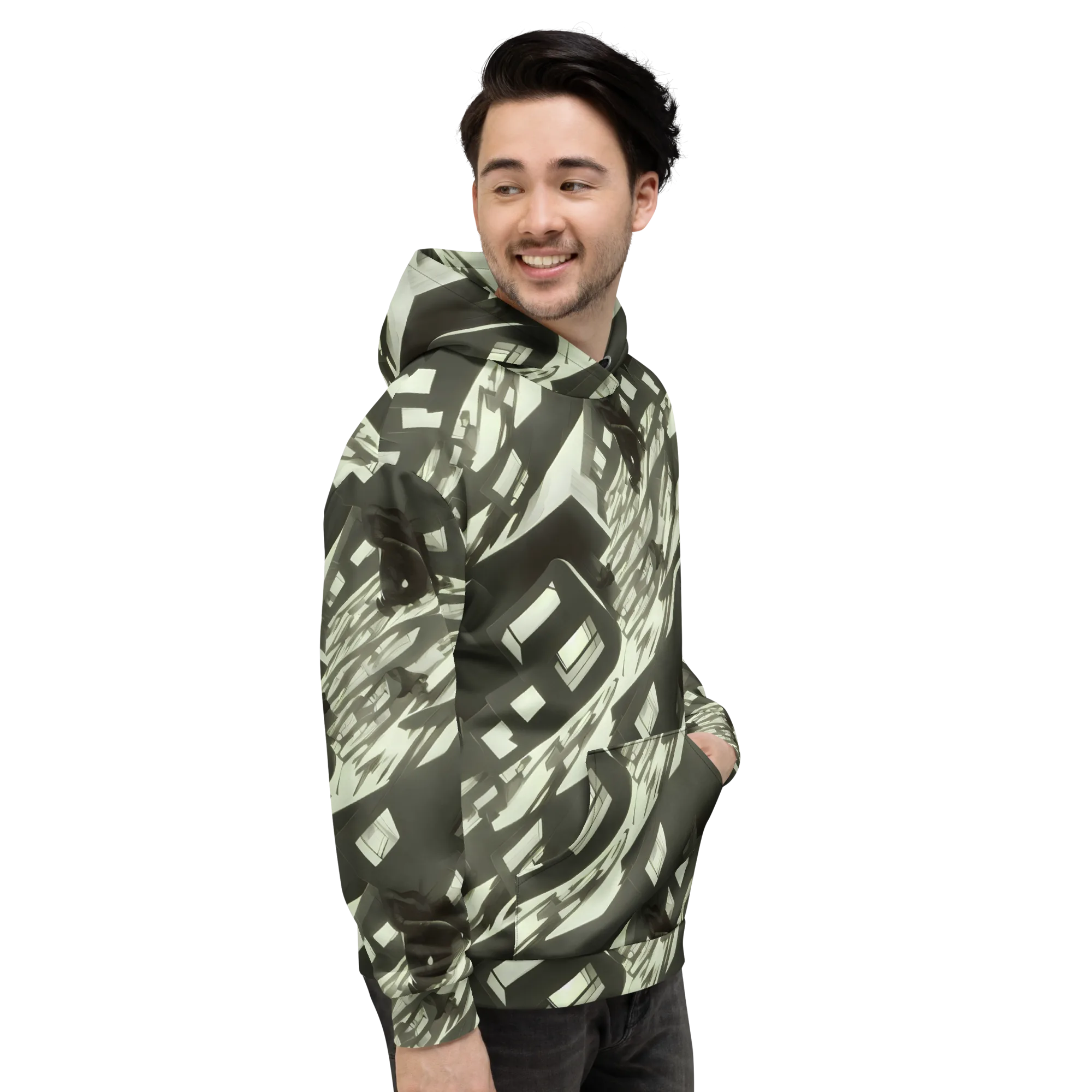 Shadow Stratum on Hoodie — Right